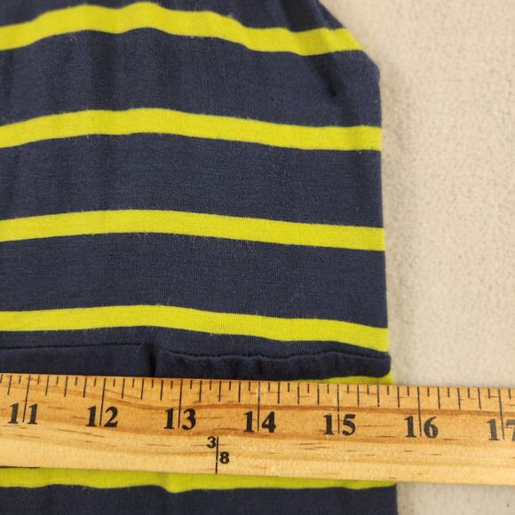 Dakini Athletic Dress Women’s SZ LG Blue/Lime Striped Stretch Twist Back Detail - Picture 12 of 14